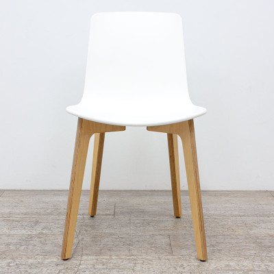 Enea Lottus Chaise 4 pieds Blanc