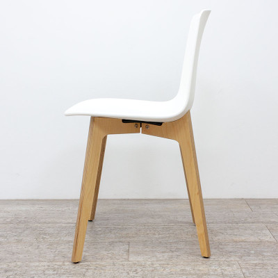 Enea Lottus Chaise 4 pieds Blanc