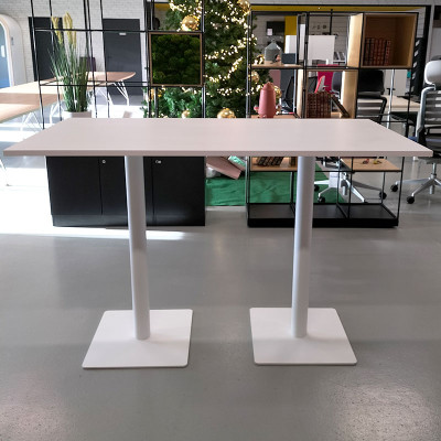 Table Haute L160 Blanc