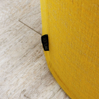 SOFTLINE Drum M tissu Jaune chiné