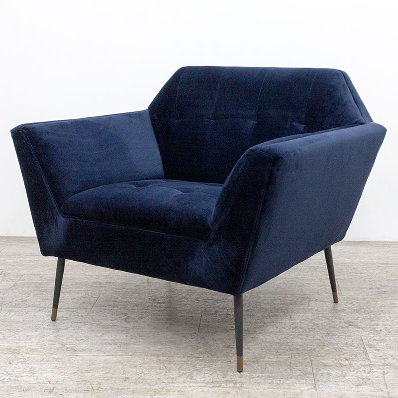 Fauteuil Dutchbone Bleu profond