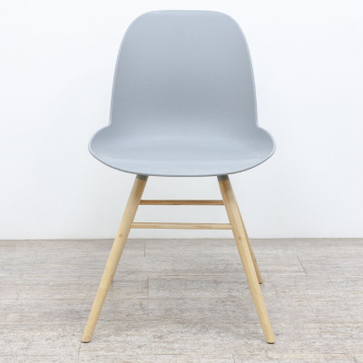 Chaise Zuiver Gris / Bois