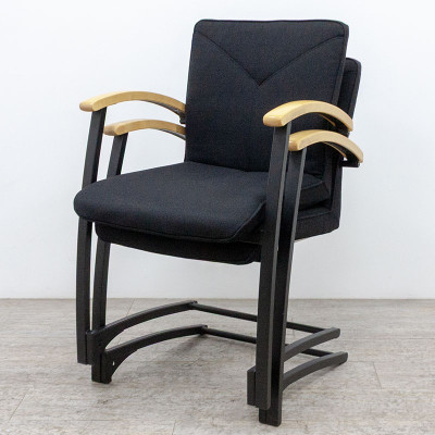 KINNARPS luge feutrine Noir / Bois