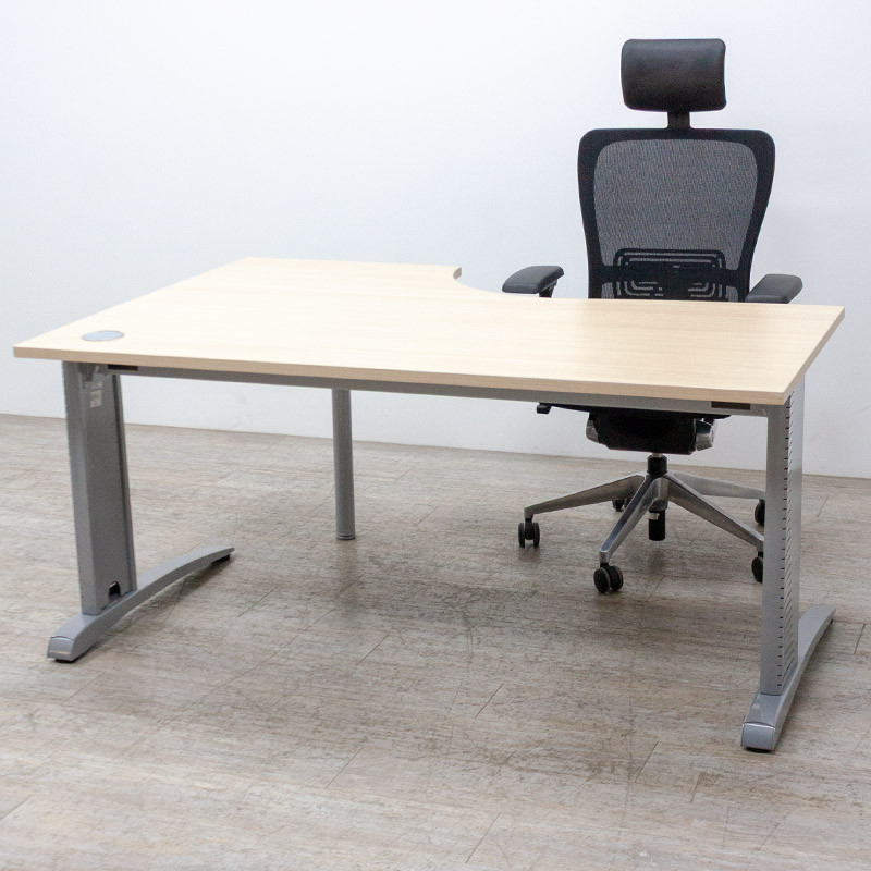 Plan compact droite L160 Chêne