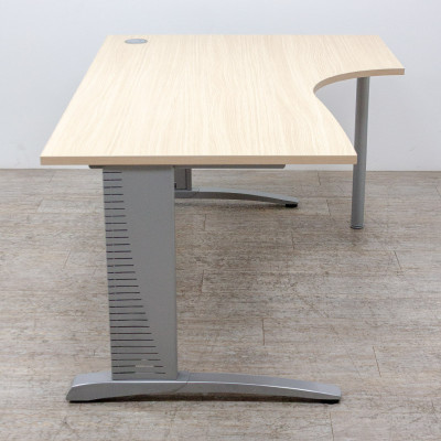 Plan compact droite L160 Chêne