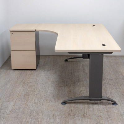 Caisson+plan compact Gauche Chêne