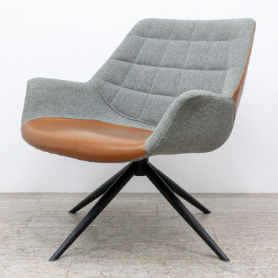 ZUIVER Doulton pivotant Gris / Brun