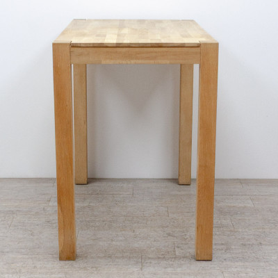 Table haute L130 en bois massif