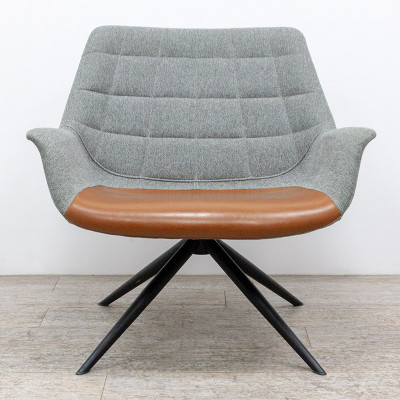 ZUIVER Doulton pivotant Gris / Brun