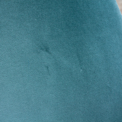 Fauteuil lounge en velours Bleu 