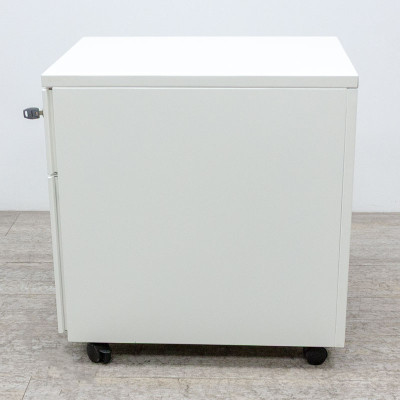 Caisson 2 tiroirs blanc