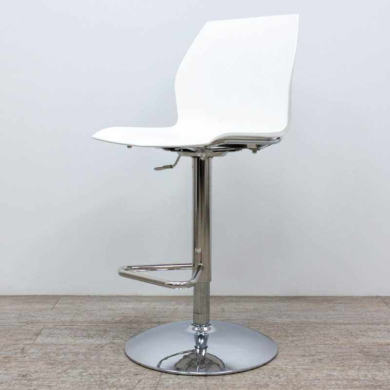 KASTEL Kalea Tabouret Blanc / Bleu