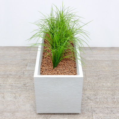 Bac à plantes artificielles Gris