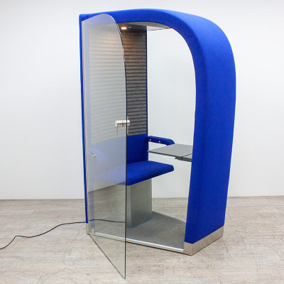 Cabine de confidentialité Bleu F.