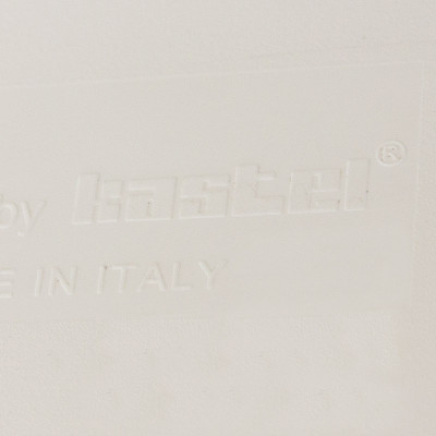 KASTEL Kalea Tabouret Blanc / Bleu