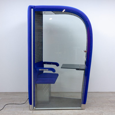 Cabine de confidentialité Bleu F.