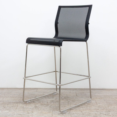 ICF Stick Stool Noir / Chromé
