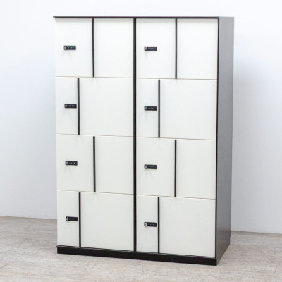 Vestiaire 8 cases Noir /Blanc