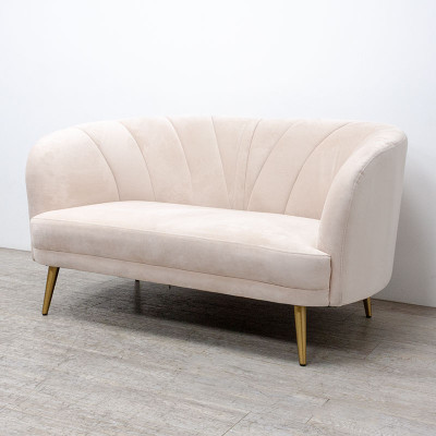 LA REDOUTE Canapé velours Rose