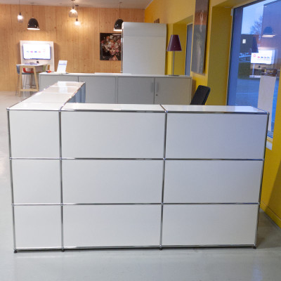 USM HALLER Banque d'accueil Blanc