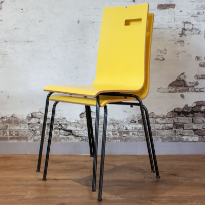 SiF Chaise en bois Jaune