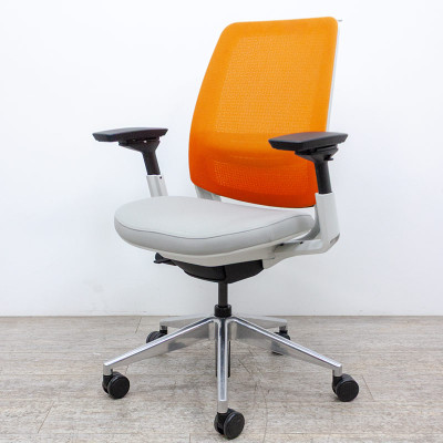 STEELCASE Series 2 Gris / Orange 4D