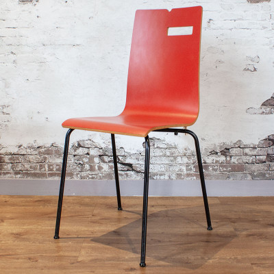 SiF Chaise en Bois Rouge