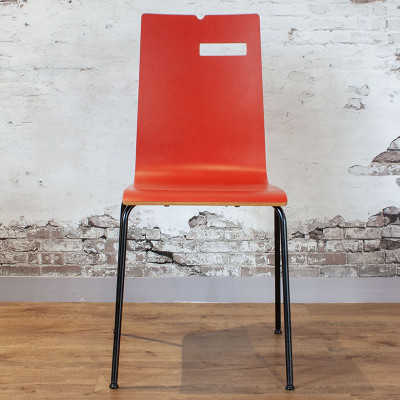 SiF Chaise en Bois Rouge