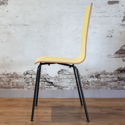 SiF Chaise en bois Jaune