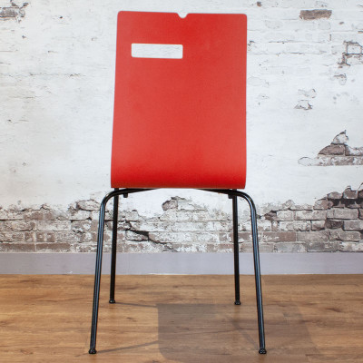 SiF Chaise en Bois Rouge