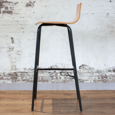 SiF Tabouret haut en Bois Orange