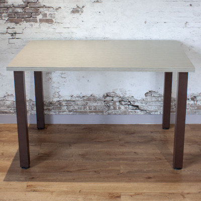 Table réfectoire L120 bois Gris