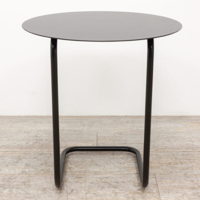 Table basse Ø50 en métal Noir