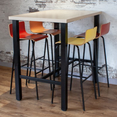 SiF Tabouret haut en Bois Jaune