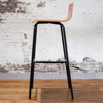 SiF Tabouret haut en Bois Rouge