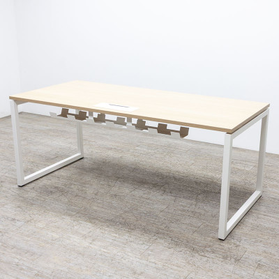 NARBUTAS Nova O L180 Chêne / Blanc