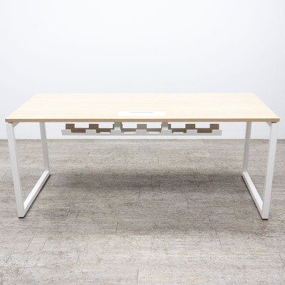 NARBUTAS Nova O L180 Chêne / Blanc