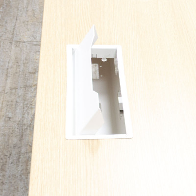 NARBUTAS Nova O L180 Chêne / Blanc