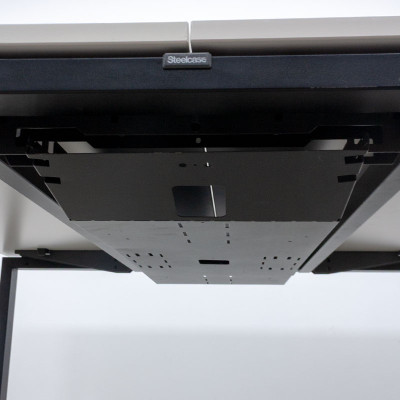 STEELCASE Bench L160 Blanc / Noir