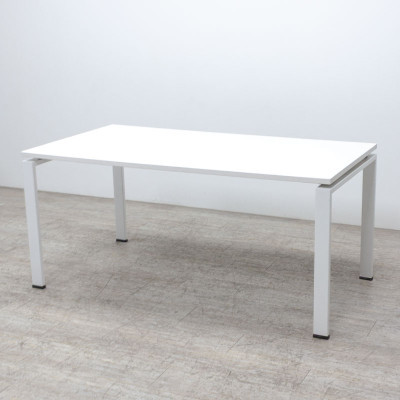 Bureau droit L160 Blanc