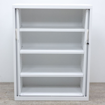 Armoire mi-haute L102 Blanc