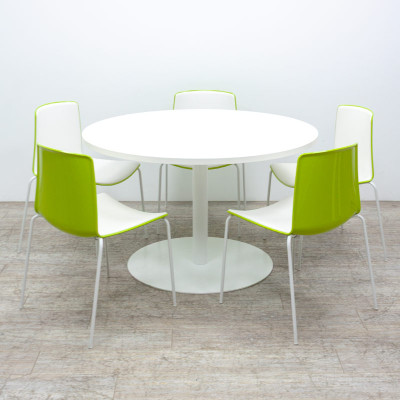 Table ronde Ø120 Blanc