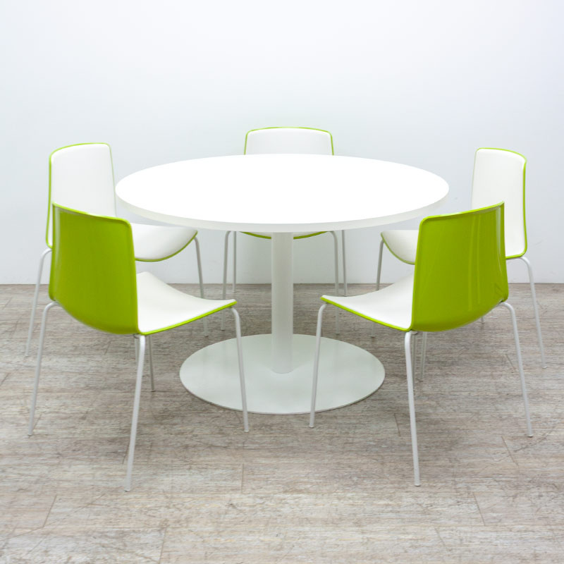 Table ronde Ø120 Blanc