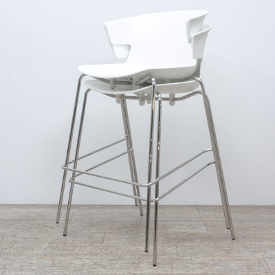 OFFISIT Cove Tabouret haut Blanc