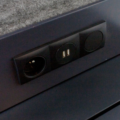 Cabine de confidentialité Bleu F