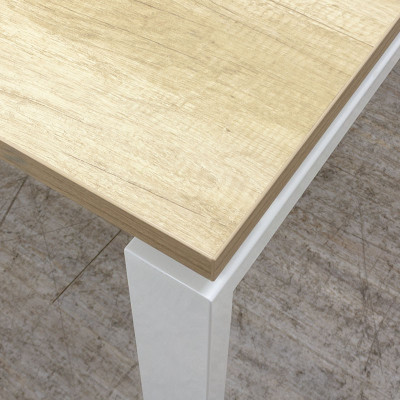 BURONOMIC Bench L140 Chêne / Blanc