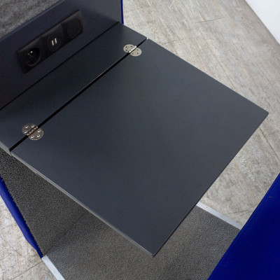 Cabine de confidentialité Bleu F