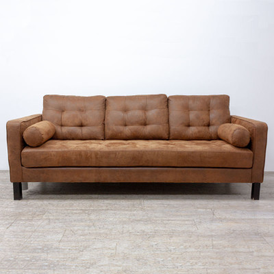 Canapé L200 en tissu Brun