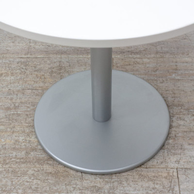 Table ronde Ø80 Blanc / Gris