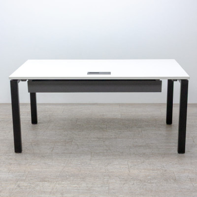 STEELCASE droit L160 Blanc / Noir